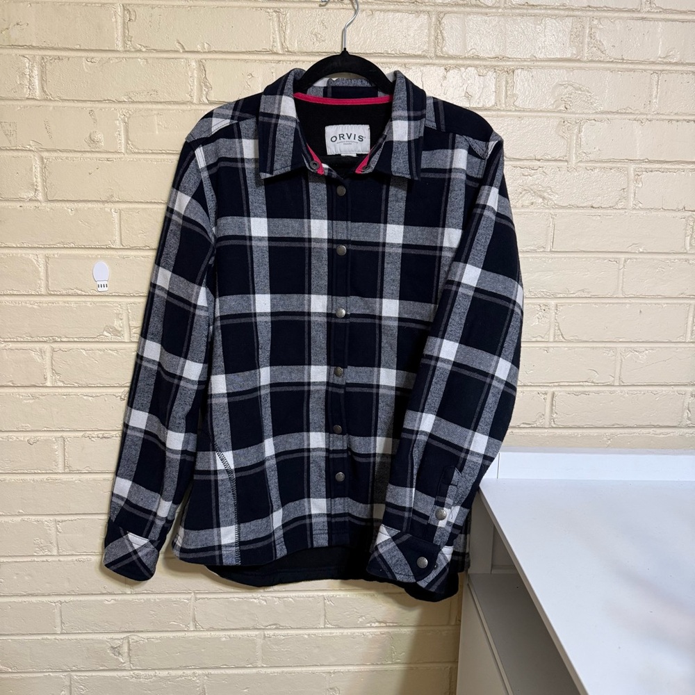 Women’s Flannel Orvis Jacket- size Large